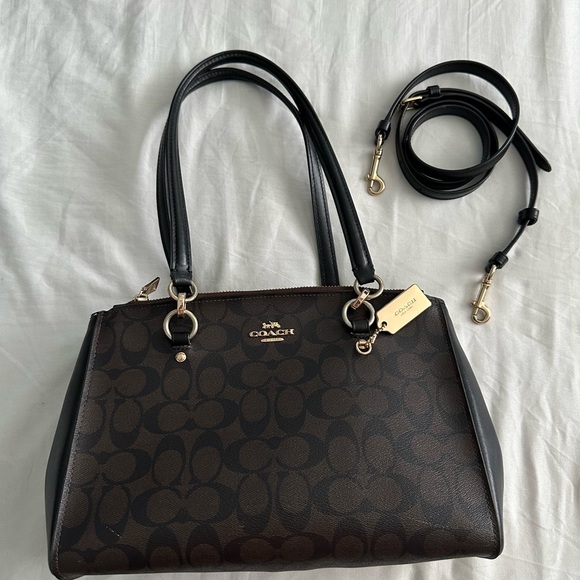 Coach Brown and Black Women's Bag - Picture 1 of 3